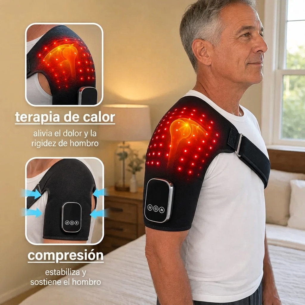 Masajeador de Hombro "Red Fusion" de OrthoAlivio