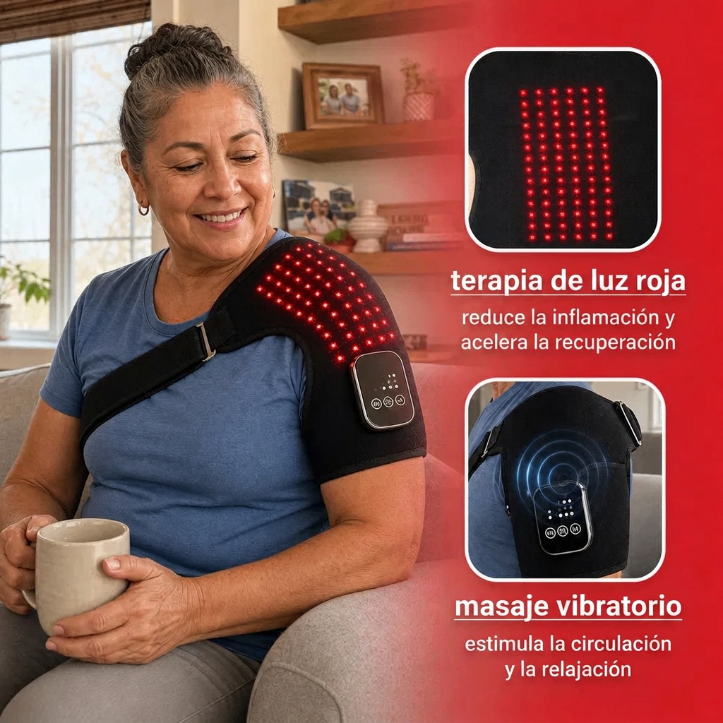 Masajeador de Hombro "Red Fusion" de OrthoAlivio