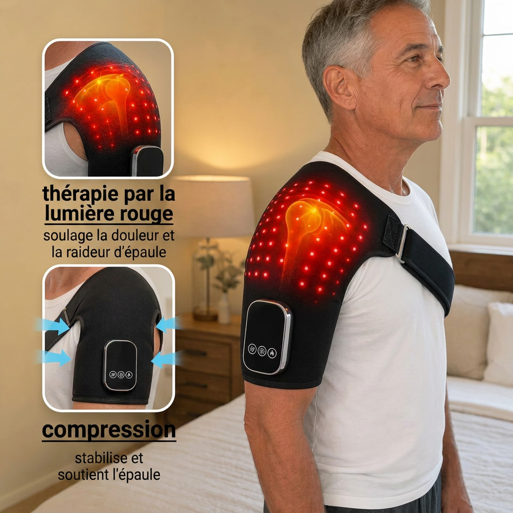 Masseur d'Épaule "Red Fusion" d'OrthoAlivio
