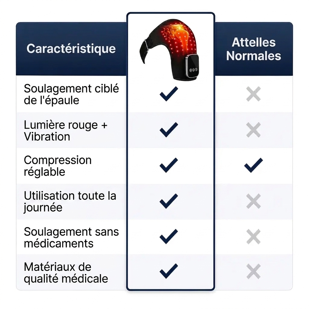 Masseur d'Épaule "Red Fusion" d'OrthoAlivio